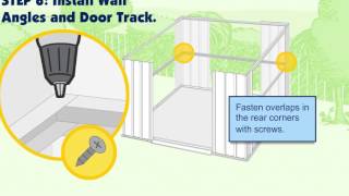 Arrow Metal Shed Basic Assembly [upl. by Adnoraj]