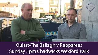 OulartThe Ballagh v Rapparees Preliminary Quarter Final [upl. by Hnao842]