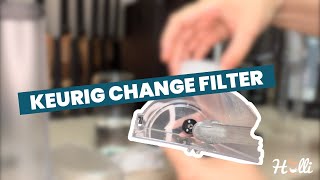 How to CHANGE Your KEURIG Water FILTER Quick amp EASY GUIDE [upl. by Kauslick183]