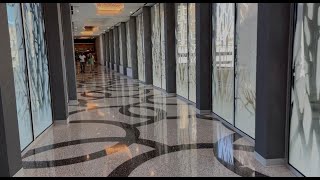 Dancing Drums Slot Play amp New Walkway from Vdara to Bellagio Las Vegas slots casino youtube [upl. by Mochun]