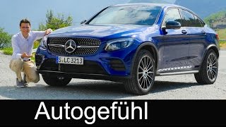 Mercedes GLC Coupé FULL REVIEW test driven allnew neu 250 amp 350e 20162017 [upl. by Mairim]