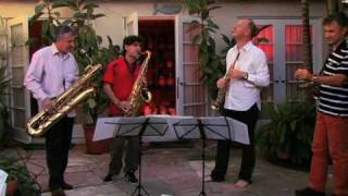 Iturralde Suite performed by the Italian Saxophone Quartet [upl. by Elbag]