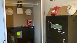 Notifier Fire alarm demo system test [upl. by Kakalina]