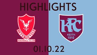 Deveronvale v Keith Highlights  1st October 2022  SHFL [upl. by Alinoel]