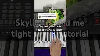 Skyline  hold me tight Piano Tutorial notpianika pianotutorial notangka skyline [upl. by Nileek747]