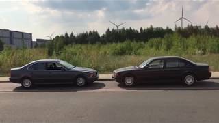 BMW 728i VS BMW 528i E38 VS E39 Review and Testfahrt [upl. by Hulbig]