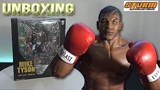 Unboxing Mike Tyson Storm Collectibles Action Figure [upl. by Nihhi464]