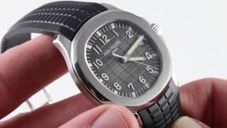 Patek Philippe Aquanaut 5167A001 Luxury Watch Review [upl. by Oidacra]