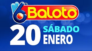 Resultado del Baloto del Sábado 20 de Enero de 2024 Ganador 😱🤑💰💵 [upl. by Adahs354]