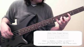 Bass Guitar Scales  Major and Minor Bass Scales [upl. by Assedo2]