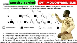 SVTMonohybridismeDominancerécessiflié au sexeautosomal [upl. by Mcnair270]