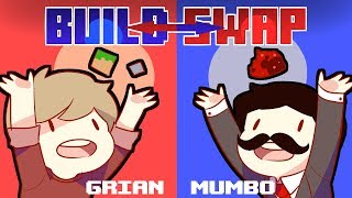 Minecraft BUILD SWAP With Mumbo Jumbo [upl. by Nylsirhc]