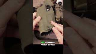 Prevent Pistol Holster Tilting with Thigh Strap A Tactical Gear Review [upl. by Ekud]