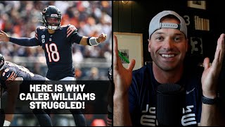 Here Is Why Caleb Williams Struggled  Film Breakdown  Week 1 [upl. by Ezar]