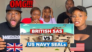 Reaction To British SAS Soldiers vs US Navy Seals  Military Training Comparison 🇺🇸VS🇬🇧 [upl. by Akinnor]