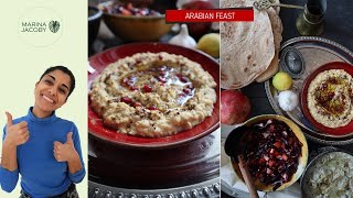 ARABIAN FEAST  orientalische Vorspeisen  schnell vegan amp einfach [upl. by Gizela]