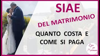 Come pagare la SIAE per un matrimonio [upl. by Chemaram]