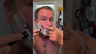 Wednesday ASMR onebladeshave shave bobandelliothismustache [upl. by Nirehs608]