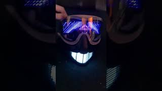 NEW RGB LED Wrench Mask  Programmable DJ Mask and Cyber Mask [upl. by Oinotnaesoj]