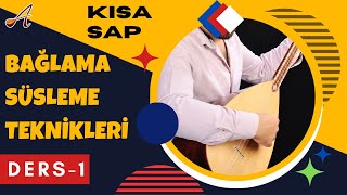 Bağlama süsleme teknikleri1 Kısa sap Bağlama [upl. by Eizzik]