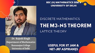 LECTURE 18  THE M3N5 THEOREM  CRITERIA FOR MODULARITY AND DISTRIBUTIVITY  DISCRETE MATHEMATICS [upl. by Elita]