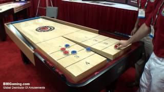 Metro Motor City Snapback Rebound Shuffleboard Table  BMIGamingcom  Mega Mania [upl. by Brittany44]