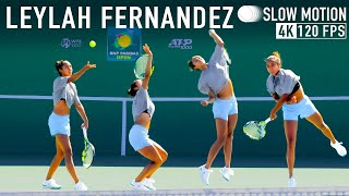 Leylah Fernandez Slowmotion Serve4k 120fps [upl. by Sisto]