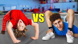 BROTHERS VS EXTREME GYMNASTICS CHALLENGES [upl. by Hahsia]