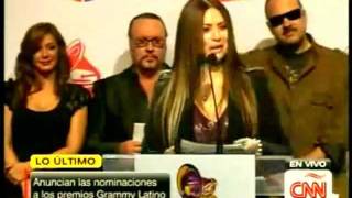 Myriam Hernández anunciando los nominados al Latin Grammy [upl. by Kraft]