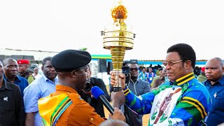 TAZAMA WAZIRI MKUU MAJALIWA AKIUWASHA MWENGE WA UHURU MTWARA LEO HII [upl. by Einniw]