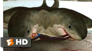 6Headed Shark Attack 2018  Ripped in Half Scene 310  Movieclips [upl. by Rtoip]