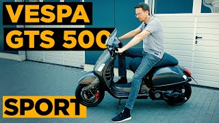 Vespa GTS 500 cc SPORT [upl. by Llecrad]