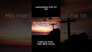 Daily Verse 26 Lamentations 322–23 bible dailyverse god christian christianity shorts viral [upl. by Rovelli]