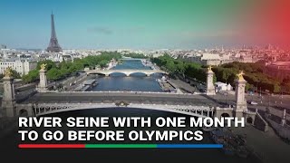 Seine water pollution levels still well above limits one month before Olympics [upl. by Osithe]