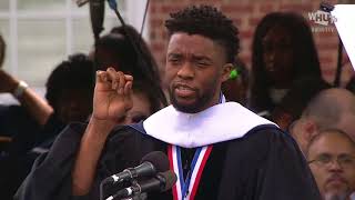 Chadwick Bosemans Howard University 2018 Commencement Speech [upl. by Alomeda]