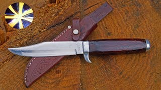 restauration Linder Rehwappen Original Bowie Knife Solingen 60s Jagdmesser [upl. by Nelie]