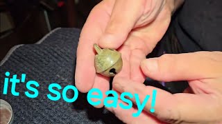 How to RESTORE a Crotal Sleigh Bell elitemetaldetecting restoration howto restoration [upl. by Christie6]