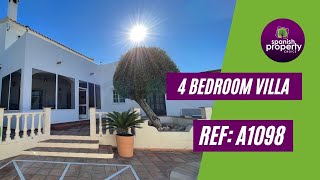 Spanish Property Choice Video Property Tour  Villa A1098 Arboleas Almeria Spain 199000€ [upl. by Fiora112]