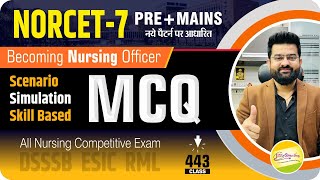 ScenarioSimulation Skill  Practice Based MCQ 443 NORCET7  DSSSB  ESIC  By Akki sir [upl. by Alor544]