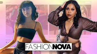 We Try the Most Revealing Clothes from Fashion Nova [upl. by Yesak904]