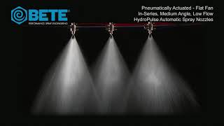 BETE HydroPulse Pneumatically Actuated Flat Fan Low Flow [upl. by Wendy326]