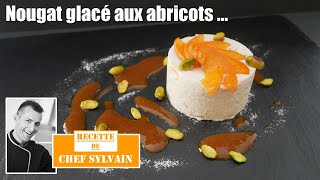 Nougat glacé abricots  Recette par Chef Sylvain  nougatglacé [upl. by Pampuch915]