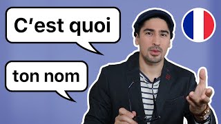 How To Ask quotWhat Is Your Namequot In French  Julien Moulin [upl. by Enutrof]