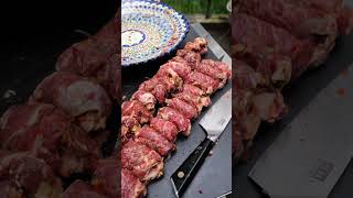 Rinder Schaschlik aus dem Tandoor schaschlik тандыр [upl. by Giardap]