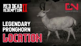 Red Dead Redemption 2  Legendary Pronghorn Location [upl. by Giuseppe]