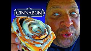 CINNABON® Classic Cinnamon Roll REVIEW [upl. by Auhs87]