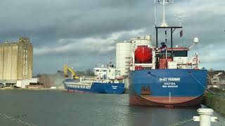 Quiet day at the Sharpness Docks nonews freight ship dock gloucestershire riversevern cargo [upl. by Dimo845]