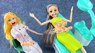 Satisfying with Unboxing Doctor Playset Pregnant Many Baby Toy Collection ASMR  Review Toys Stories [upl. by Adlitam504]