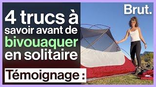 4 trucs à savoir avant de bivouaquer seul [upl. by Sirromad]