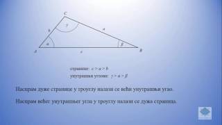 Однос страница и углова у троуглу [upl. by Aynnek]